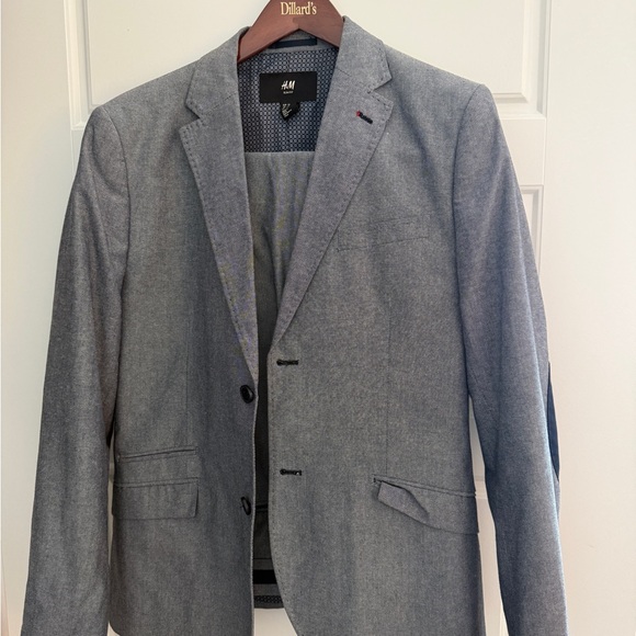 H&M Charcoal Men's Sport Coat and Pants - Picture 1 of 1